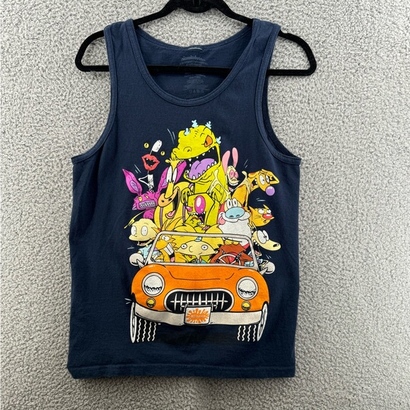 Nickelodeon Other - Nickelodeon Rugrats Hey Arnold Invader Zin Graphic Tank Top Blue Size Small